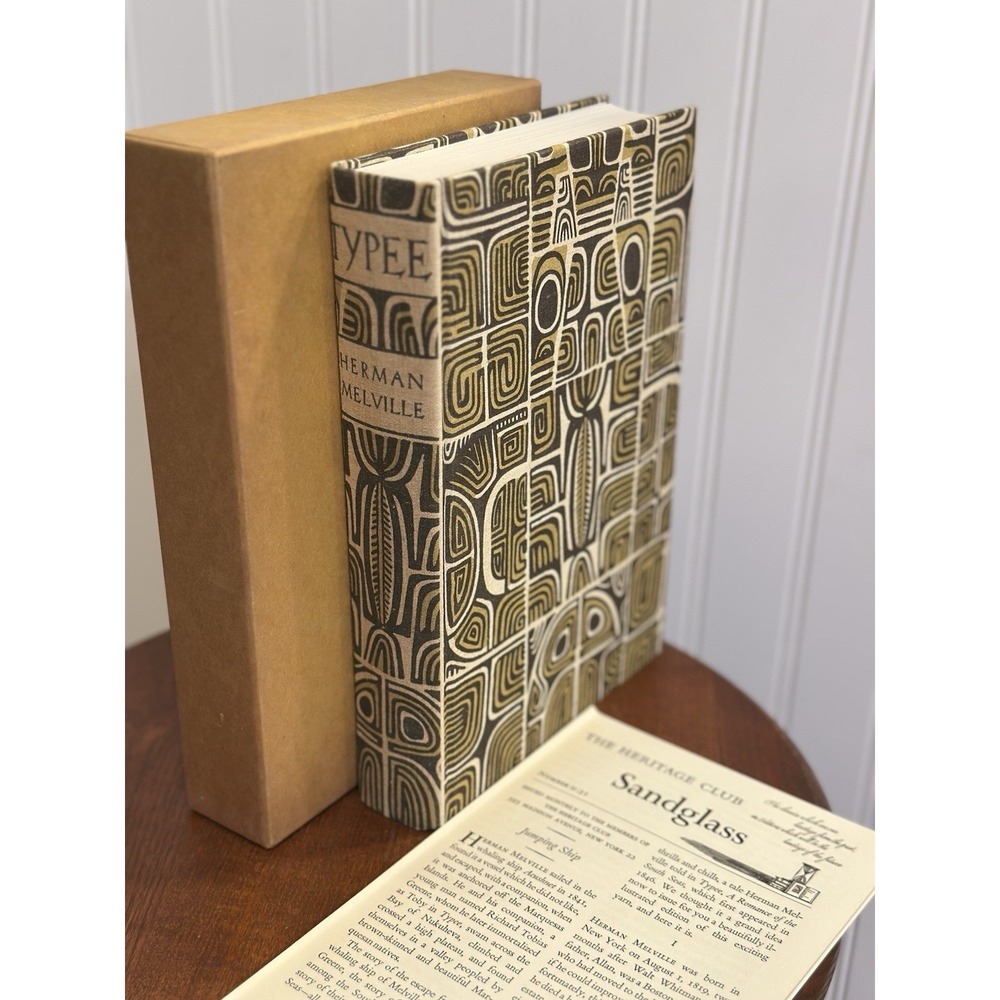 Typee by Herman Melville, Heritage Press, 1963 Hardcover with Slip Case